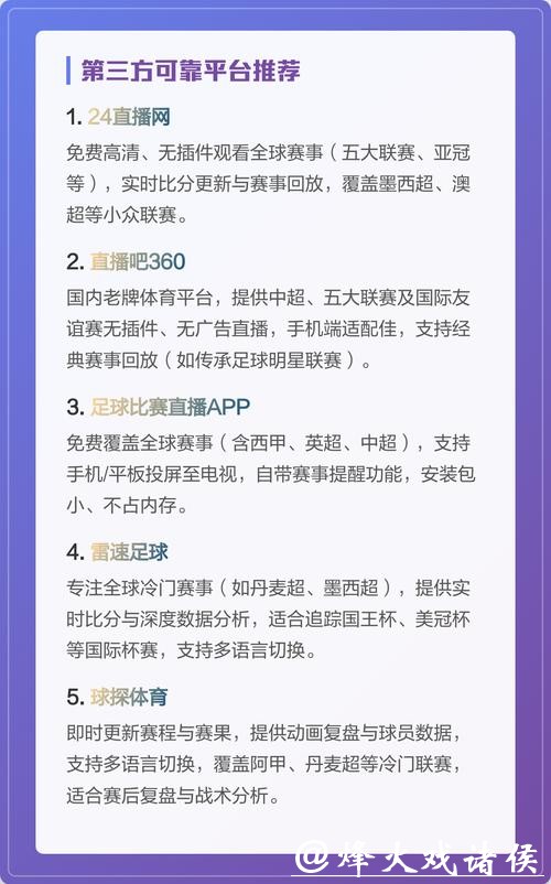 世界杯赛事直播平台推荐排行